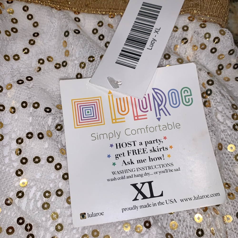 LuLaRoe Lucy Lace Skirt XL!!